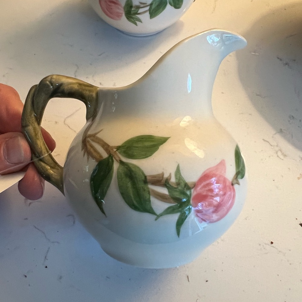Franciscan Desert rose pattern- Floral Cream Pitcher and sugar bowl set